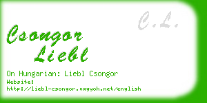 csongor liebl business card